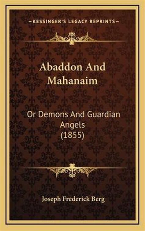 Read Abaddon And Mahanaim Or Damon And Guardian Angels 