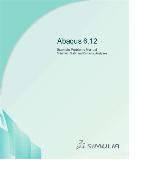 Abaqus Example Problems Manual