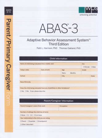 abas 3 parent form