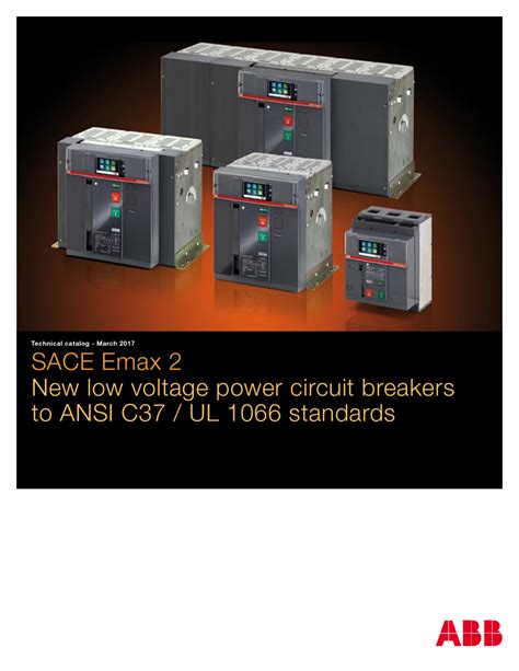 Abb Emax 2 Technical Catalogue