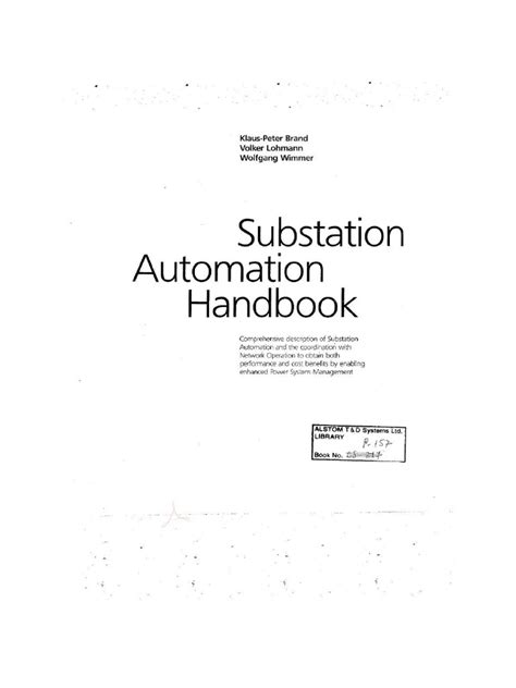 Abb Substation Handbook