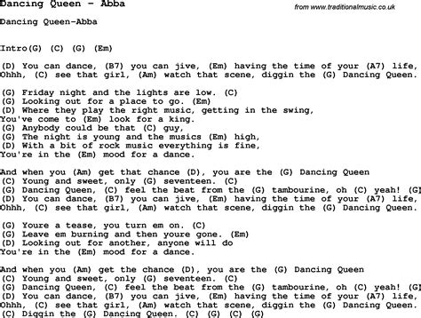 Abba Dancing Queen Lyrics