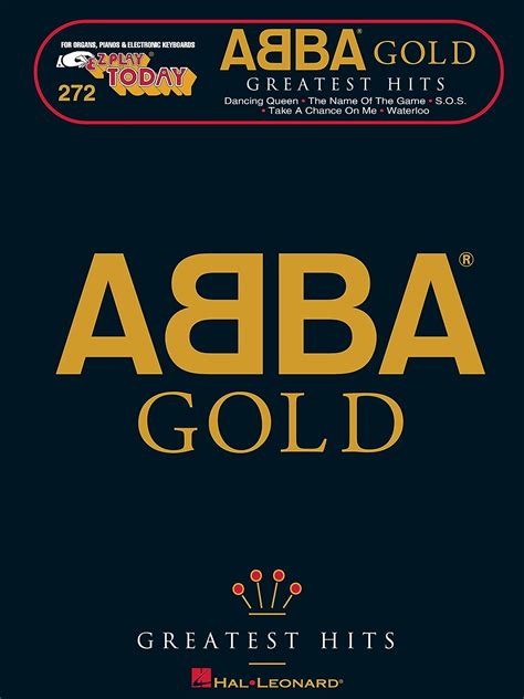 Download Abba Gold Greatest Hits Song Book 