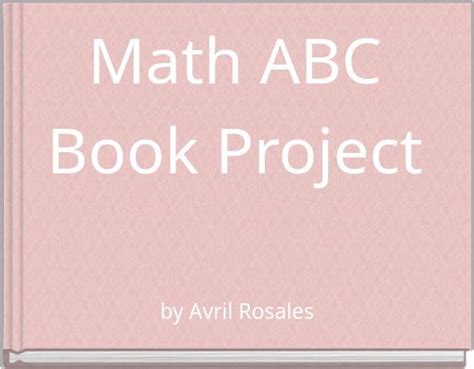 Abc Math Book Project