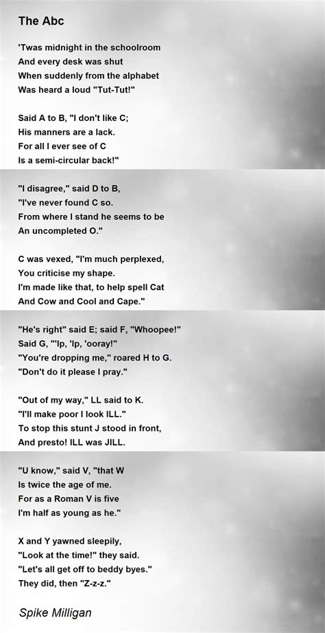 abc poem examples