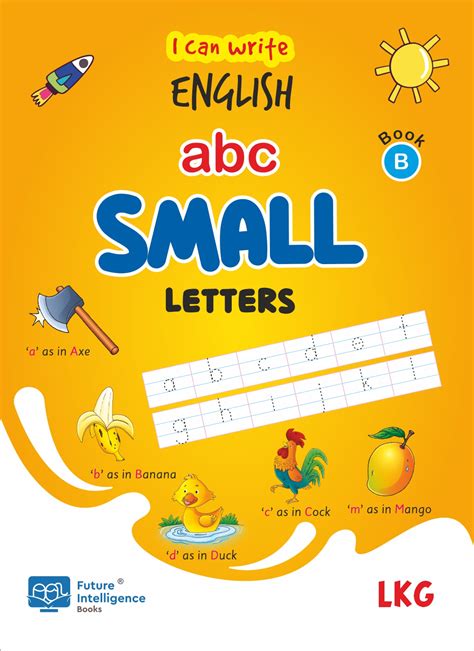 abc writing small for lkg