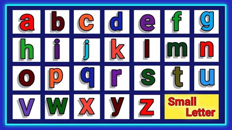 Abcd Small Letters A To Z Onlymyenglish Com Small Alphabet A To Z - Small Alphabet A To Z