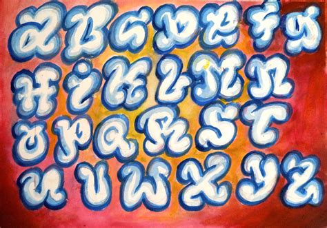 Abcs In Graffiti
