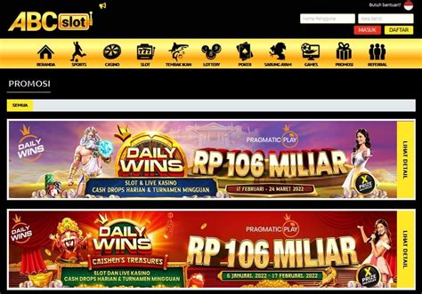 Abcslot  Situs Judi Slot Online Bola Poker 88 Dan Togel Serta Live - Abc Slot Online