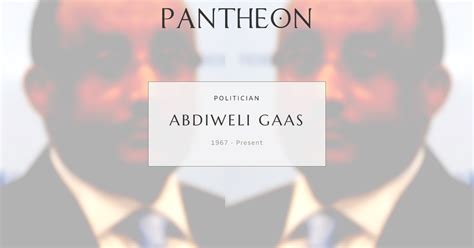 abdiweli gaas biography examples