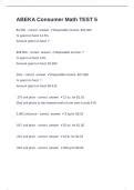 Abeka Consumer Math Final Test