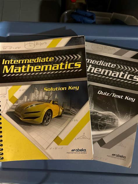 Abeka Intermediate Math Answer Key