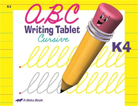 Abeka Product Information Abc Writing Tablet Cursive Bound 2nd Grade Writing Tablet - 2nd Grade Writing Tablet