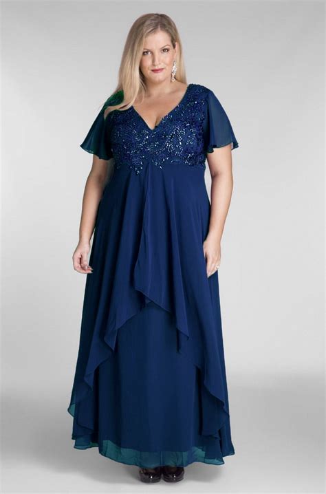 abendkleider lang plus size