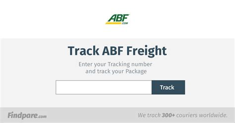 Abf Freight Tracking