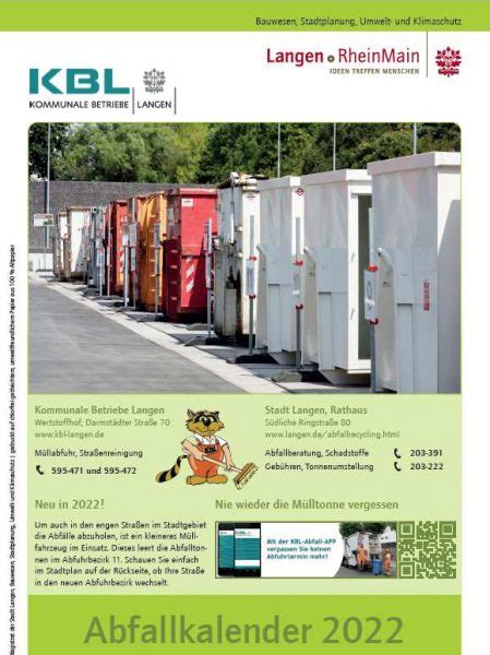 abfall langen