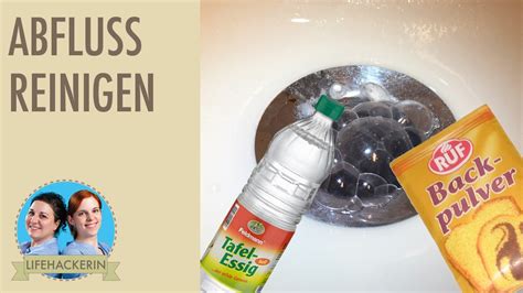 abfluss backpulver und essig