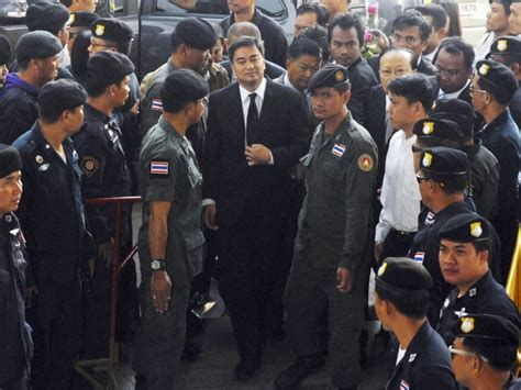 abhisit vejjajiva case on protesters