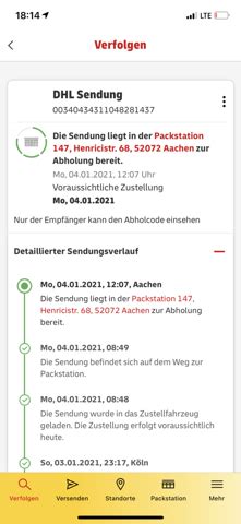 abholcode nicht erhalten