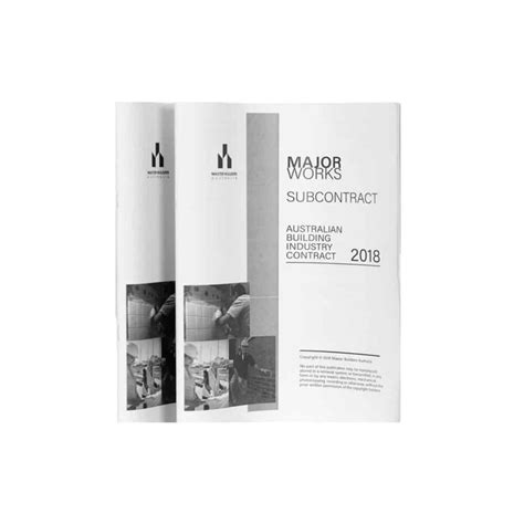 abic major works contract