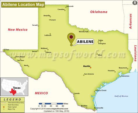 abilene texas map