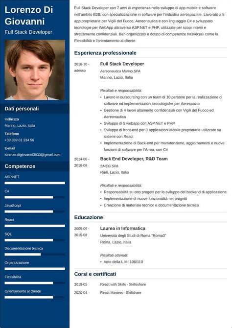 abilità informatiche curriculum