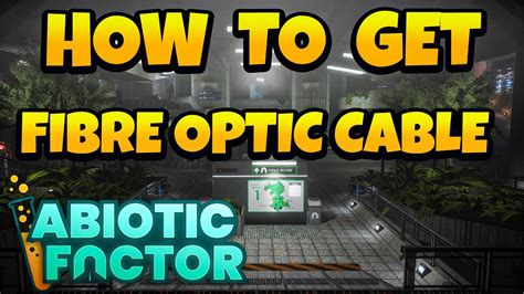 Abiotic Factor Fibre Optic Cable