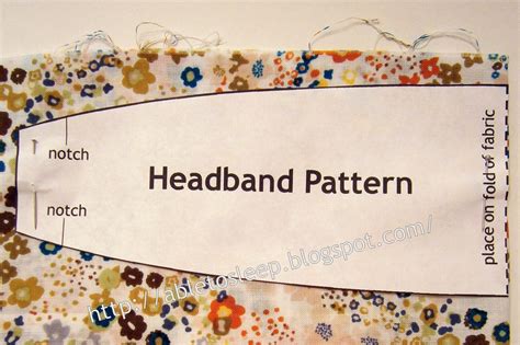 able to sleep Headband Tutorial