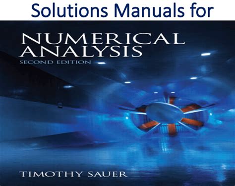Full Download Able Solutions Manual Numerical Analysis Timothy Sauer 