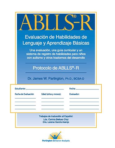 Ablls R Protocol