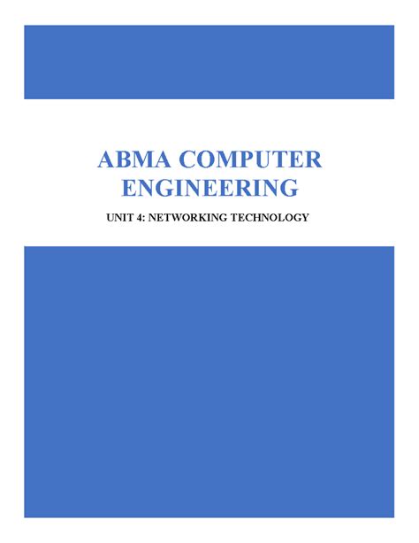 Abma Notes Of Computer Engineering Certificate