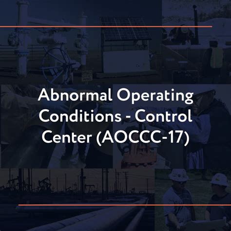 Abnormal Operating Conditions Control Center Home Nccer