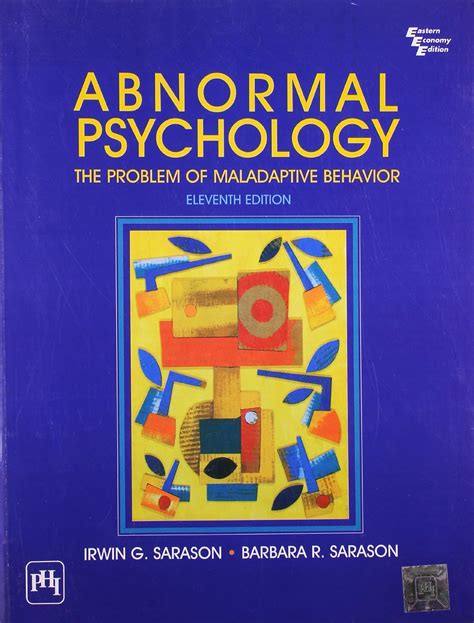 Abnormal Psychology The Problem Of Maladaptive Behavior 11th Edition