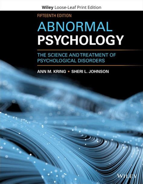 Full Download Abnormal Psychology 11Th Edition By Kring Ann M Johnson 