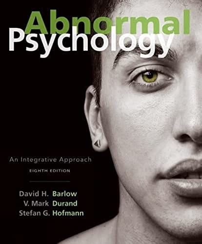 Read Online Abnormal Psychology 4Th Edition Barlow 