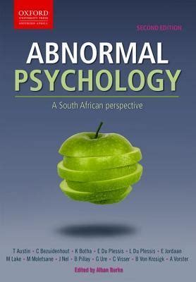 Read Online Abnormal Psychology A South African Perspective Pb 