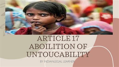 Abolition Of Untouchability