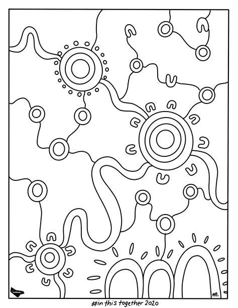 aboriginal colouring sheets for kids