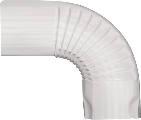 about 90 degree downspout elbow Style B (2x3 white)