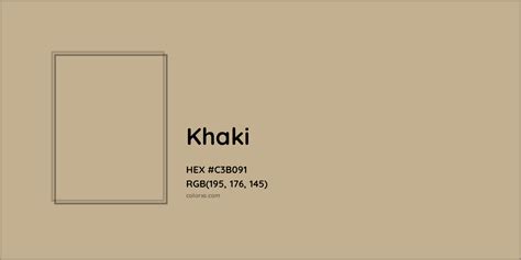 About Khaki Color Meaning Codes Similar Colors And Wrna Khaki - Wrna Khaki