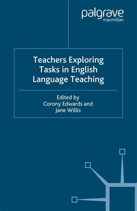 About Language Tasks For Teachers Of English Scott Thornbury