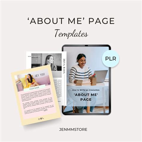 About Me Page Templates
