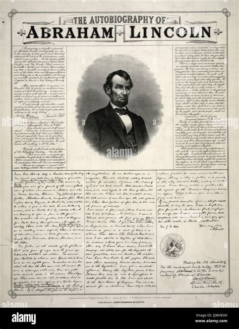 abraham lincoln autobiography name