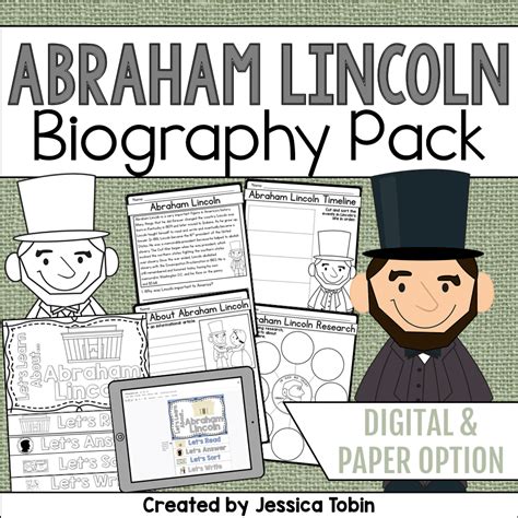 Abraham Lincoln Biography Pack Elementary Nest Abraham Lincoln Activities For 2nd Grade - Abraham Lincoln Activities For 2nd Grade