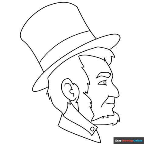 Abraham Lincoln Coloring Page Easy Drawing Guides Abraham Lincoln Coloring Pages For Kindergarten - Abraham Lincoln Coloring Pages For Kindergarten