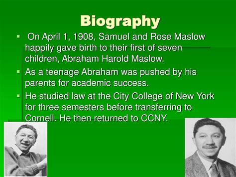 abraham maslow biography and theory definition