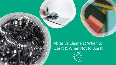 Abrasive Cleaners Cause Friction Which Servsafe