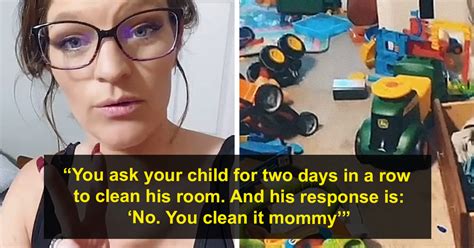 Abriebaby of punished for not cleaning room