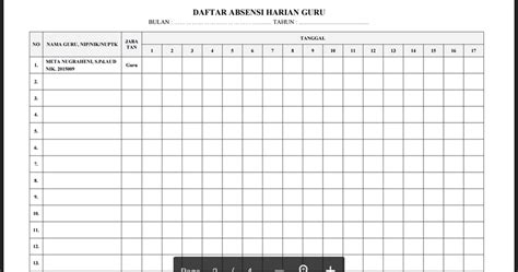 absen tk | Cara Menghitung Absen Tk dengan Cepat 2024