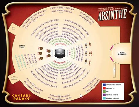 Absinthe Vegas Seating Chart